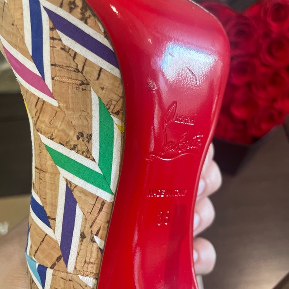 💯 Authentic Christian Louboutin So Kate Cork 120mm - 𝙼𝚄𝚂𝚃 𝚂𝙴𝙻𝙻 ‼️‼️‼️ - Picture 8 of 14